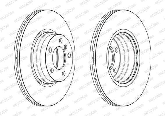ÖN FREN DİSKİ - ADET - / BMW F30-F32-F34-F36-F22 / 34116792211-34116792221-43956