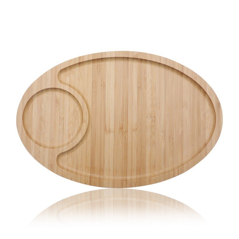 Bambu Oval Kahvaltı Tabağı 30x20 Cm