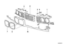 BMW E34 PANJUR SAĞ 1994-1995 51138148312