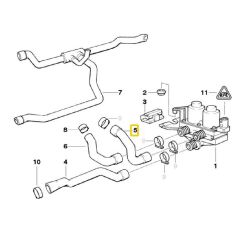 BMW E36 SU HORTUMU M40 M42 M43 M44 M50 M51 MOTOR 64211387424