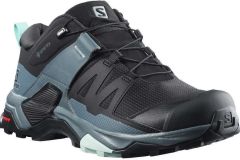 Salomon X Ultra 4 GTX W Black/Stormy Weather/Opal Blue Kadın Outdoor Ayakkabı