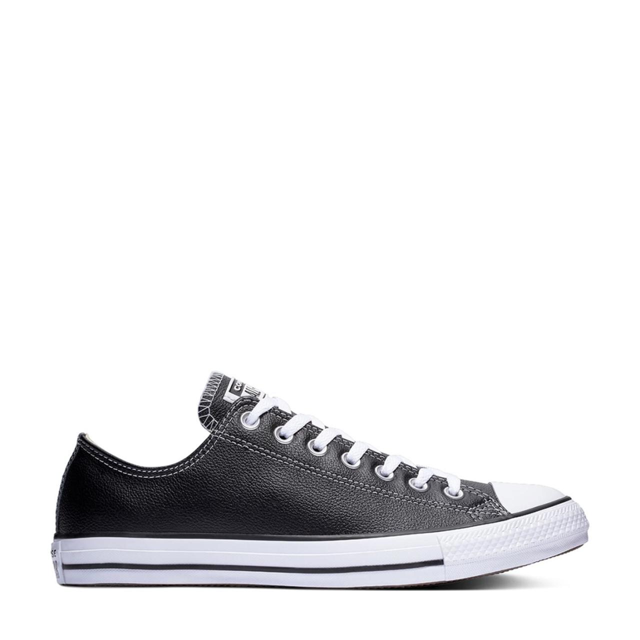 Converse 132174C Chuck Taylor All Star Leather Siyah Deri Kadın Sneaker