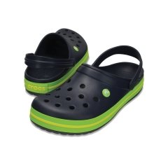 CROCS CROCBAND NAVY VOLT GREEN LEMON