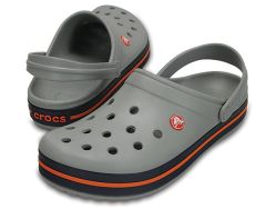 CROCS CROCBAND LIGHT GREY NAVY