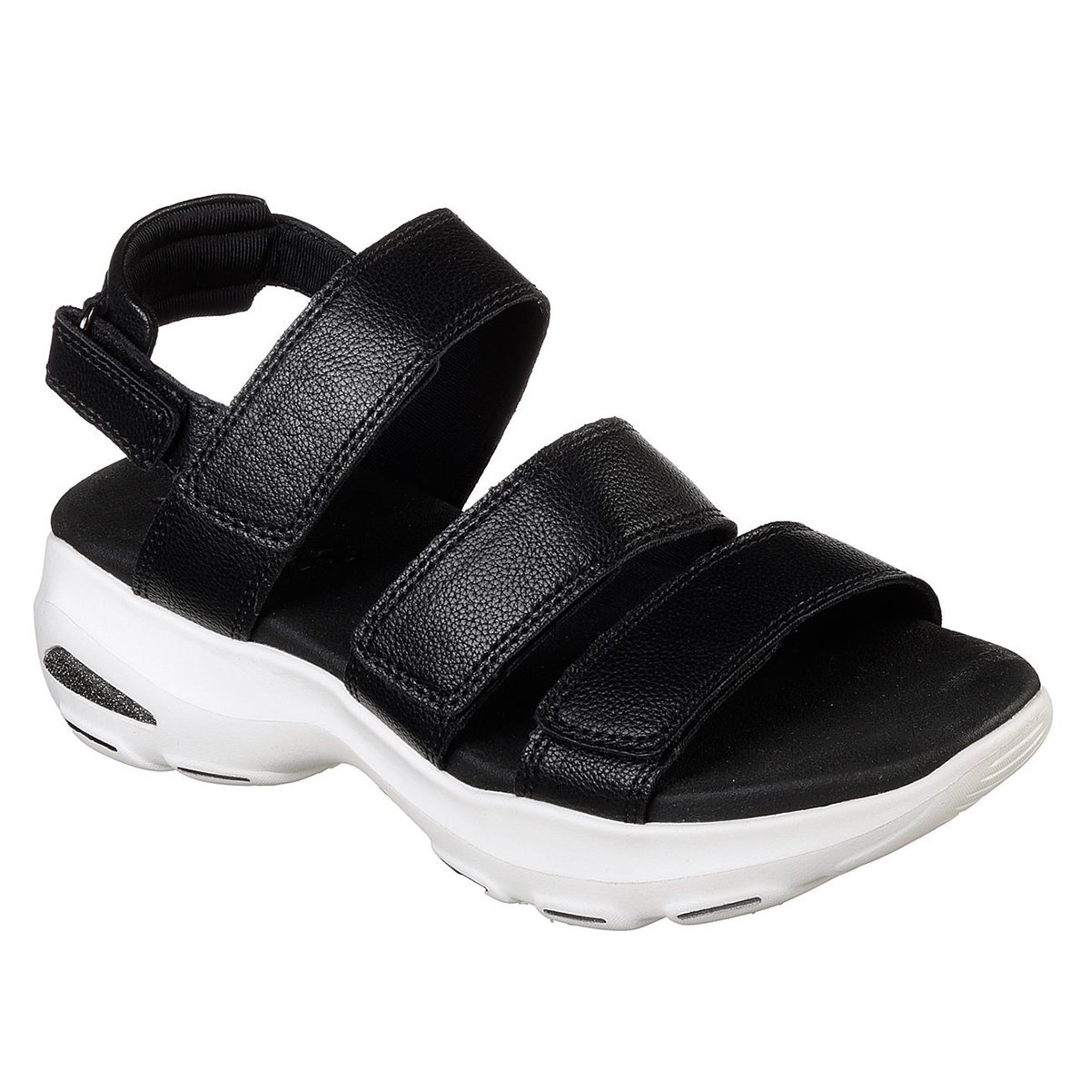 SKECHERS 32382 BLK D'LITES ULTRA FAB LIFE KADIN SANDALET