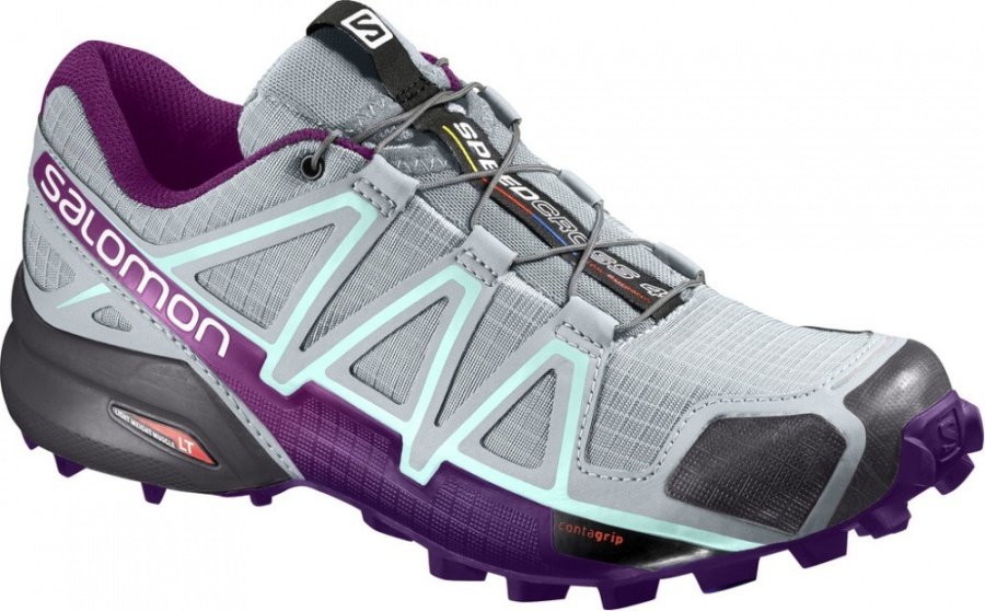 Salomon Speedcross 4 W Quarry / Acai Fair Aqua Bayan Ayakkabı