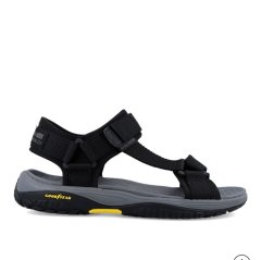 SKECHERS 204351 BLK LOMELL - Rip Tide Erkek Günlük Rahat Sandalet