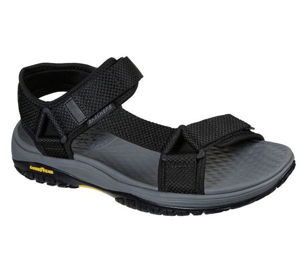 SKECHERS 204351 BLK LOMELL - Rip Tide Erkek Günlük Rahat Sandalet