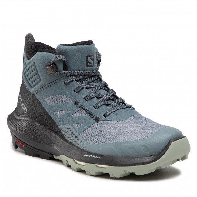 Salomon OUTpulse Mid GTX W Stormy Weather/Black/Wrought Iron