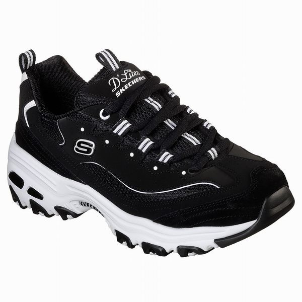 SKECHERS 13148 BKW D'lites-March Forward KADIN SPOR AYAKKABI