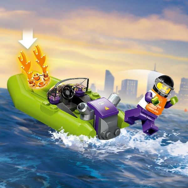 Lego City İtfaiye Kurtarma Teknesi 60373