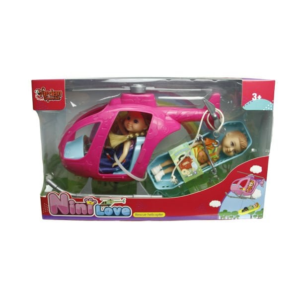 Vardem 2 Bebekli Kurtarıcı Helikopter Set WL-55855