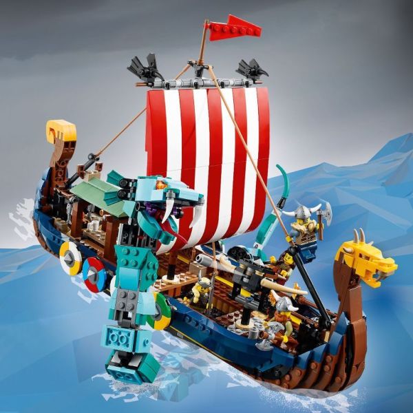 Lego Creator Viking Gemisi Midgard Yılanı 31132