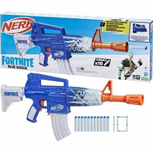 Hasbro Nerf Fortnite Blue Shock F4108