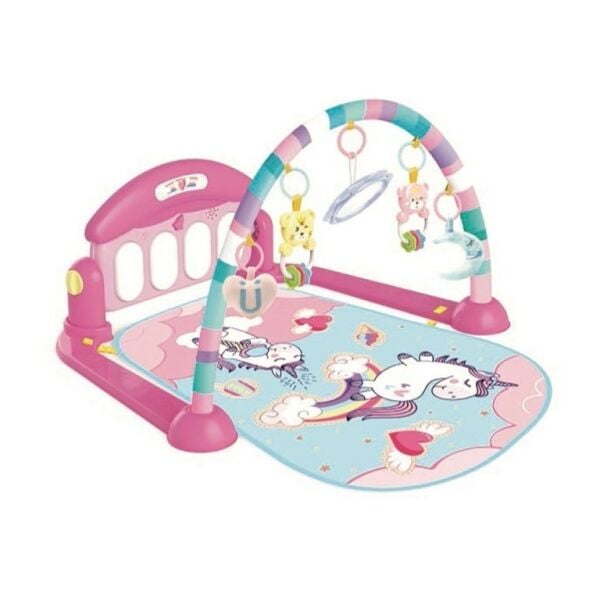 Birlik Babycim Unicorn Pianolu Halı HE0639-PINK