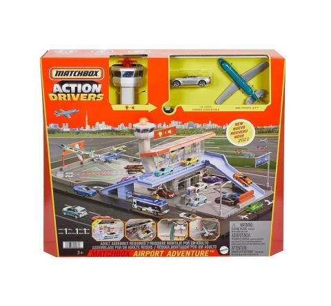 Mattel Matchbox Aksiyon Sürücüleri Havaalanı Set HCN34