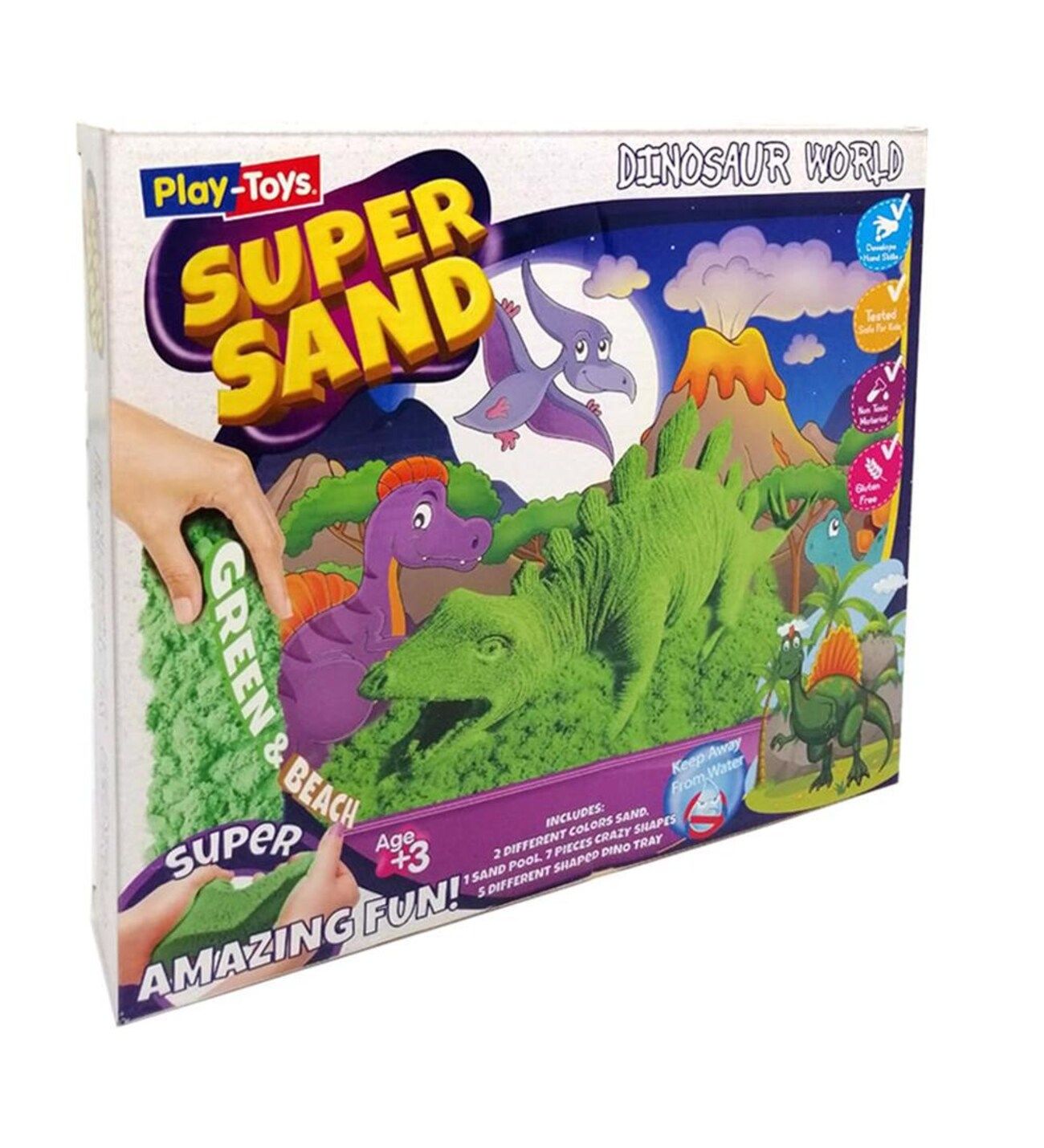 Toru Süper Sand Dinosaur World Oyun Kumu Seti 2144