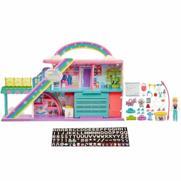 Mattel Polly Gökkuşağı Alışveriş Merkezi HHX78