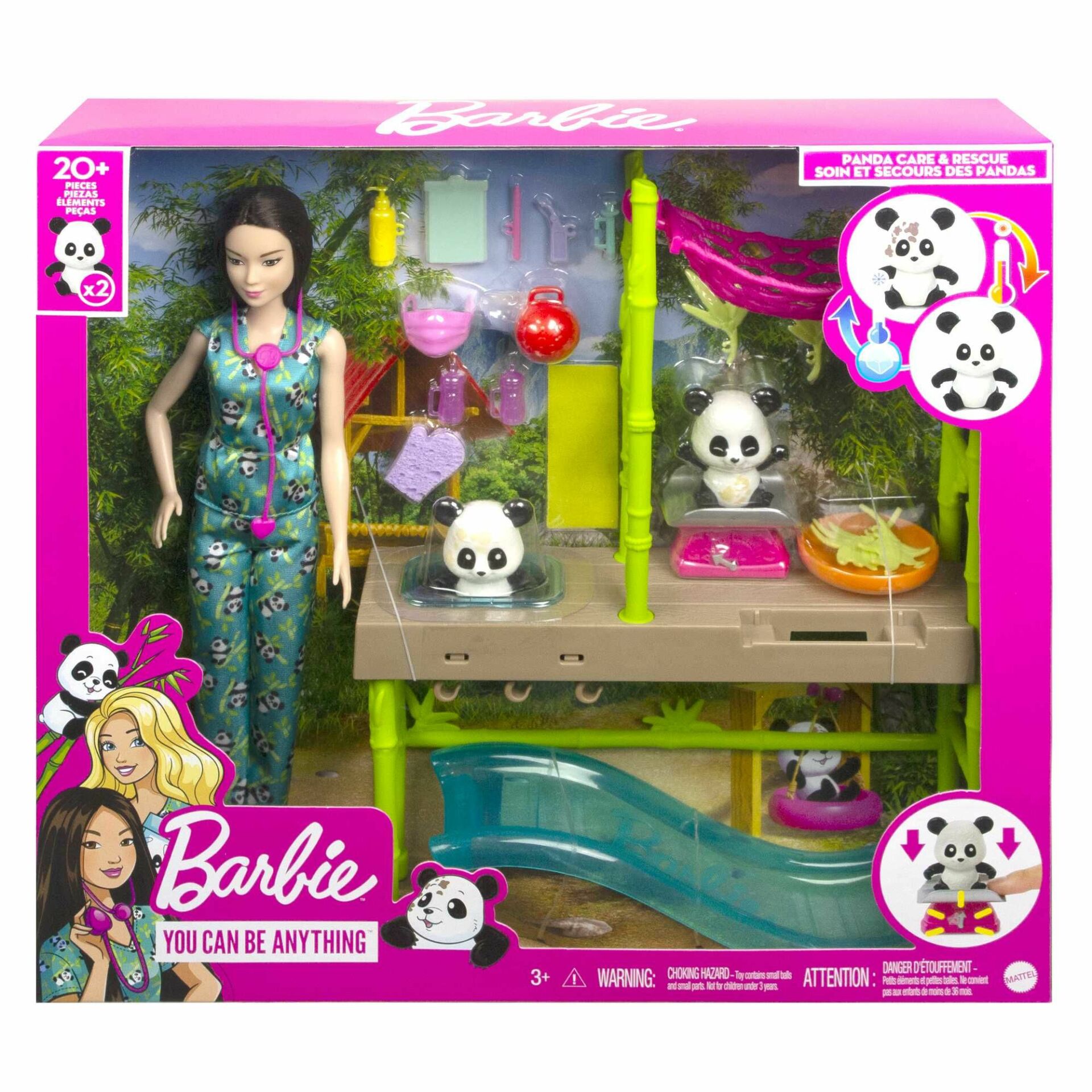 Mattel Barbie Panda Bakımı Set HKT77