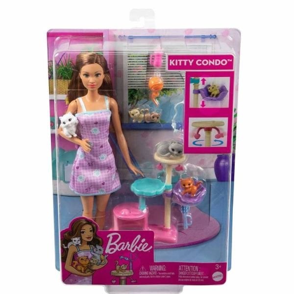 Mattel Barbie ve Yavru Kedileri Oyun Seti HHB70