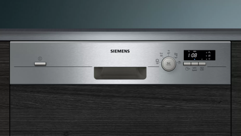 Siemens SN515S01DT Yarı Ankastre Gri Bulaşık Makinesi