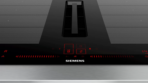 Siemens EX875LX67E 80 cm Siyah Davlumbaz Entegreli İndüksiyonlu Ocak