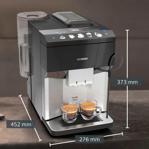 Siemens TP505R01 EQ.500 Tam Otomatik Kahve Makinesi (Inox Silver)