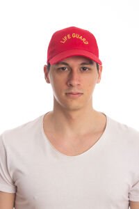 Şapka Kırmızı “LIFE GUARD”