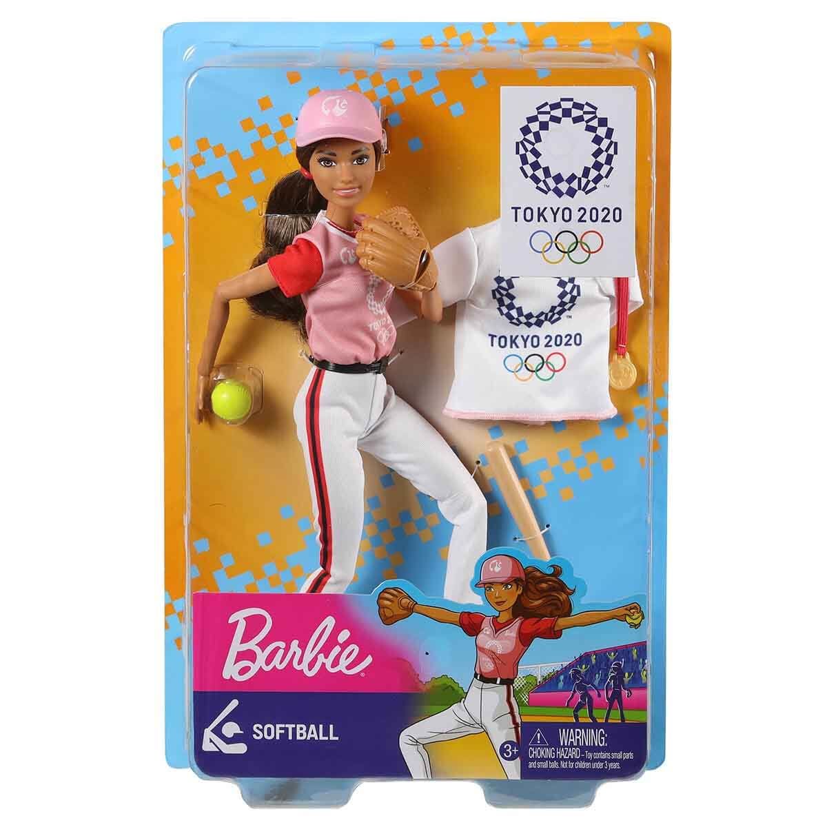 Barbie Tokyo 2020 Olimpiyat Oyunları Bebeği ve Aksesuarları Dalga Sörfü GJL73