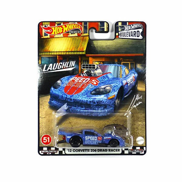 Hot Wheels Premium '12 Corvette Z06 Drag Racer