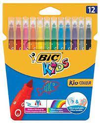 Bic Kids 12 Renk Yıkanabilir Keçeli Kalemi