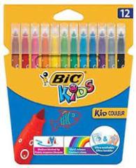 Bic Kids 12 Renk Yıkanabilir Keçeli Kalemi