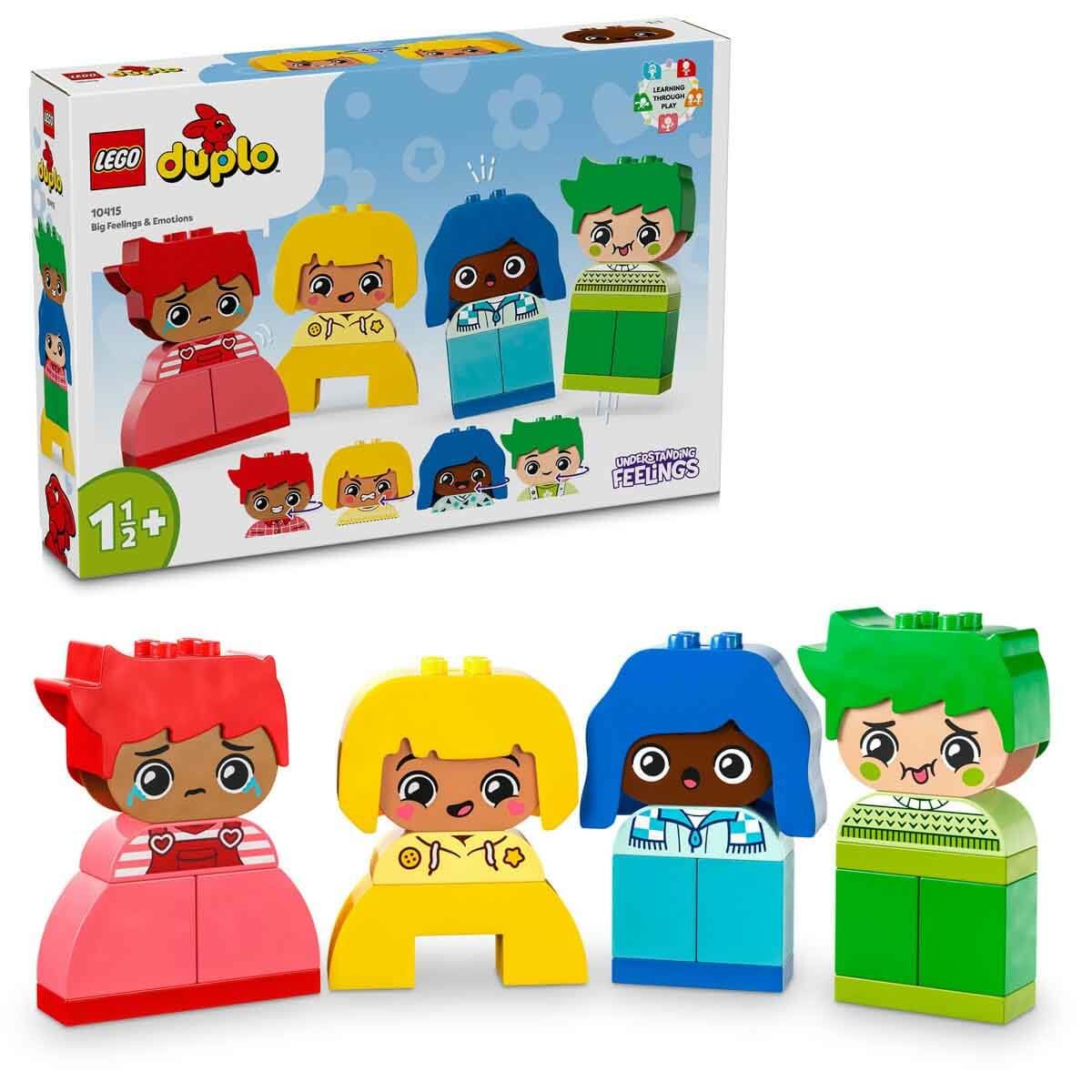 Lego Duplo lk Büyük Duygularım 10415 Buçuk Yaş ve Üzeri Çocuklar için kişisel olarak kullanılabilen Eğitici Oyuncak Yapım Seti (23 Parça)