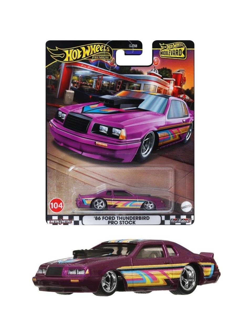 Hot Wheels Premium 2024 Boulevard '86 Ford Thunderbird Pro Stock