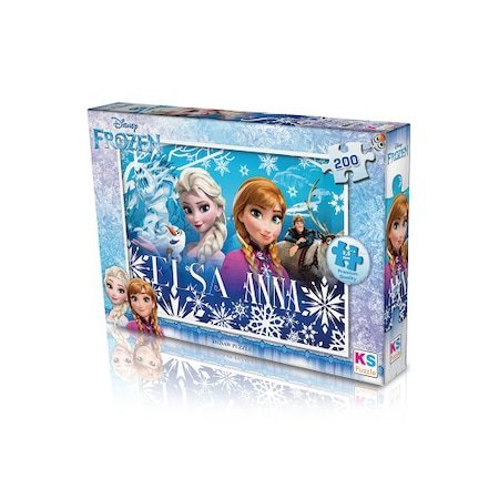 Karlar Ülkesi Elsa&Anna 200 Parça Puzzle