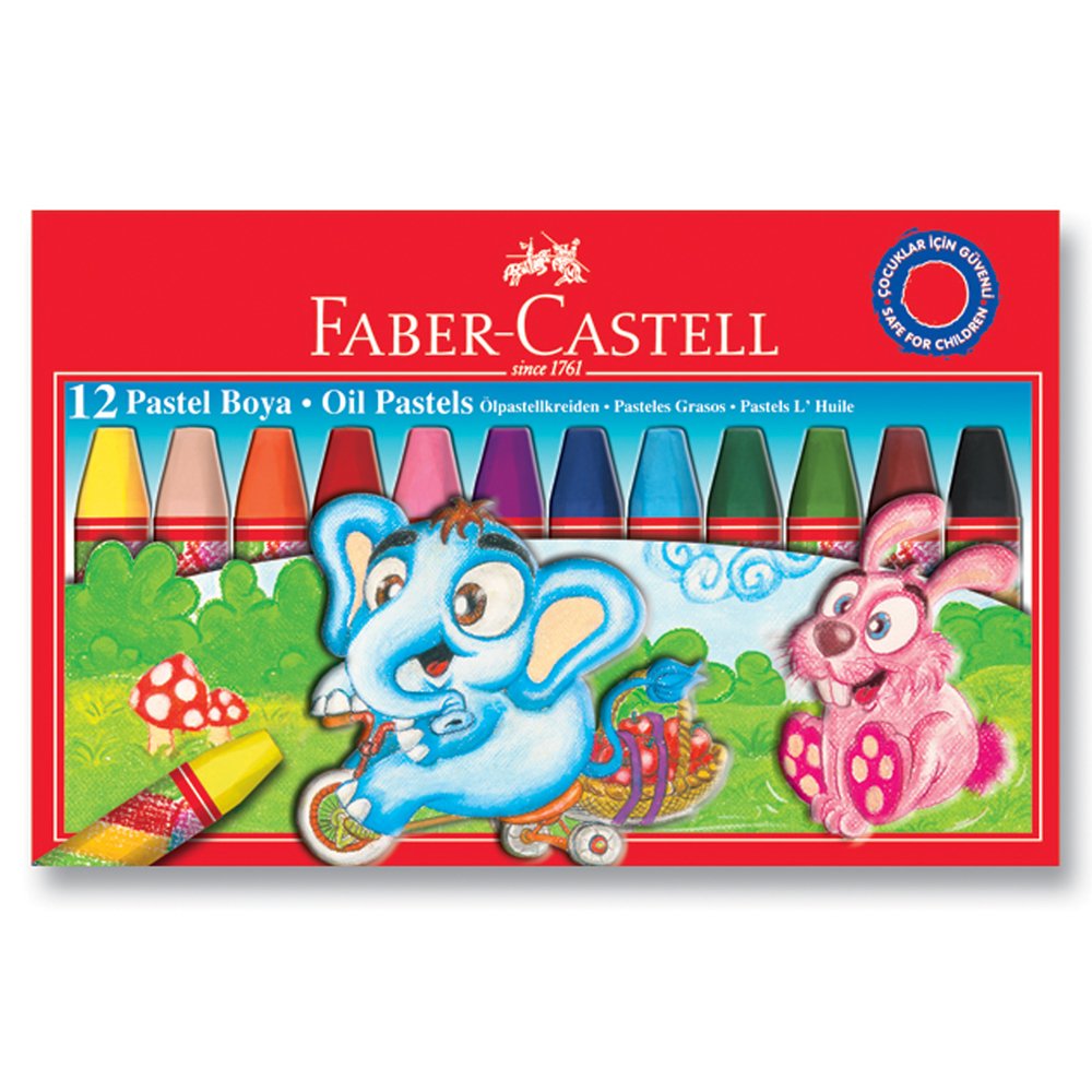 Faber Castell Pastel Boya Kalemi 12 Renk