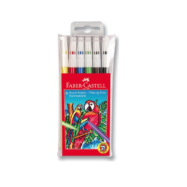 Faber Castell Keçeli Kalem 6 Renk