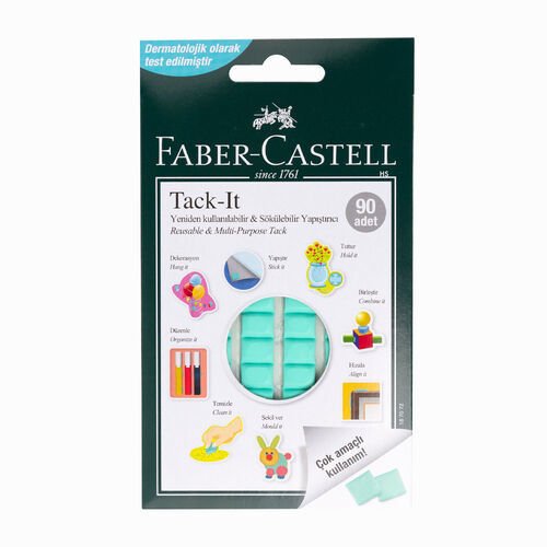 Faber-Castell Tack-It Yeniden Kullanılabilir-Sökülebilir Yapıştırıcı