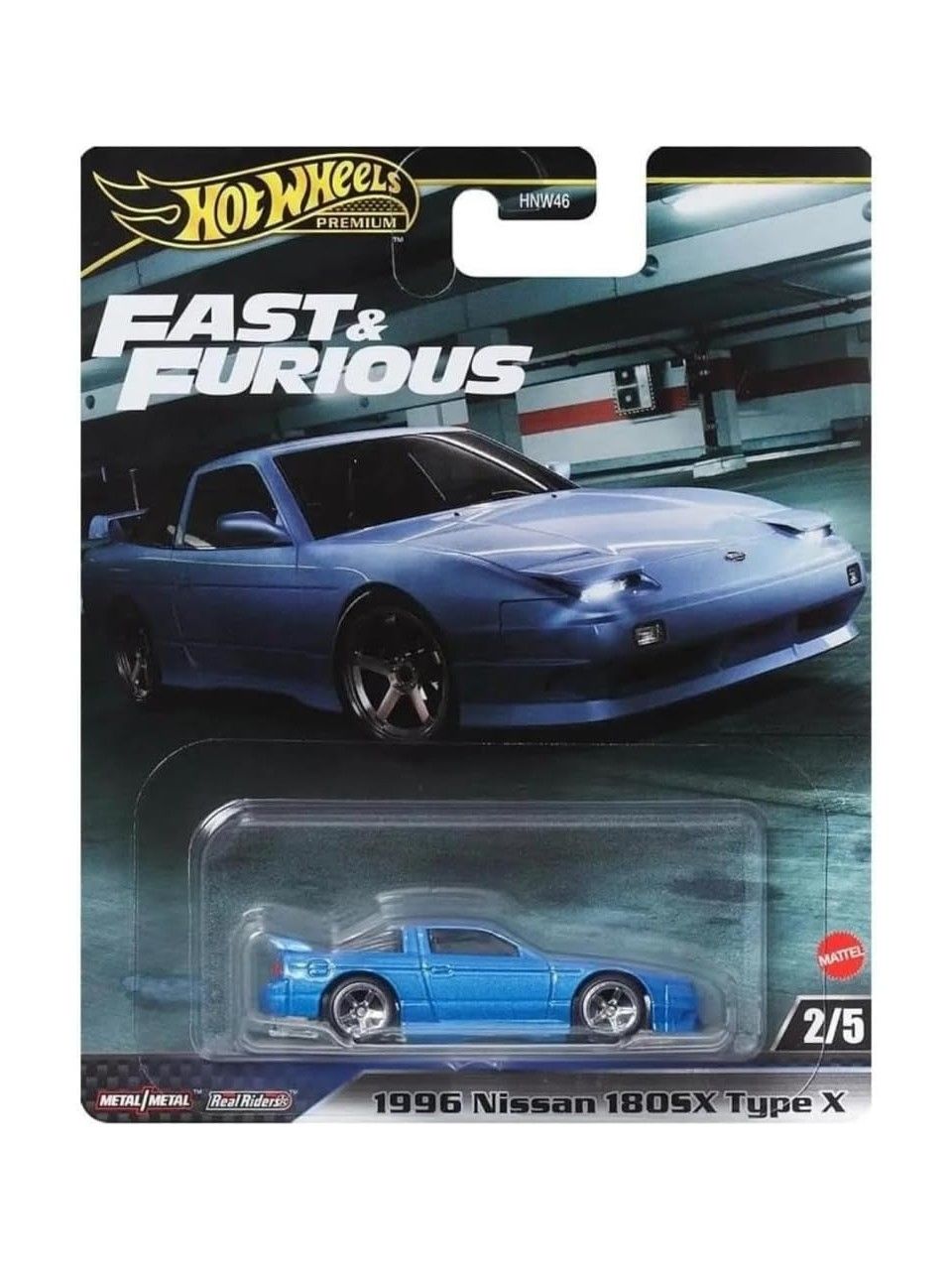 Hot Wheels Premium Fast&Furious 1996 Nissan 180 SX Type X