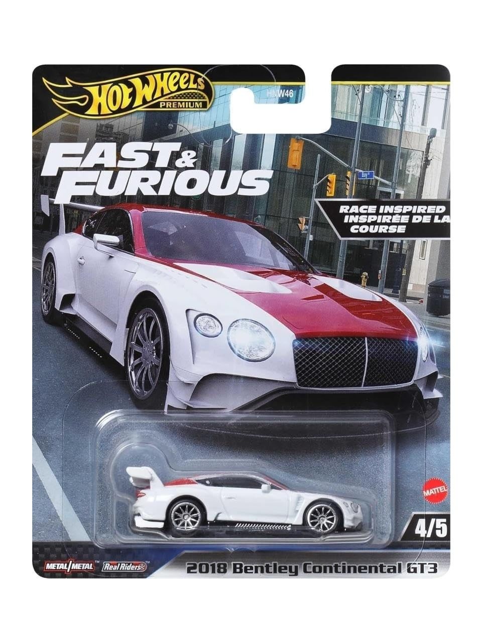 Hot Wheels Premium Fast&Furious 2018 Bentley Continental GT3