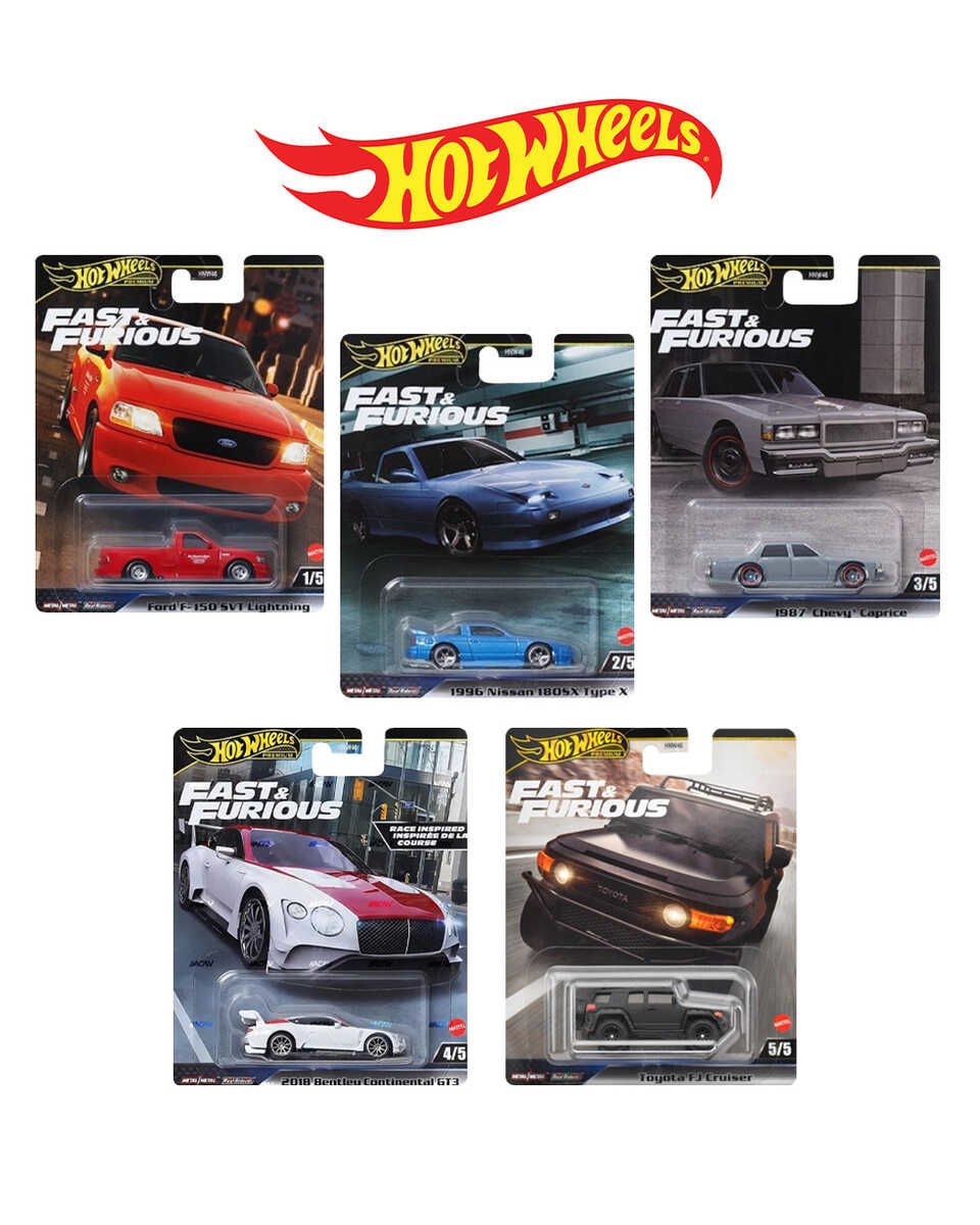 Hot Wheels Premium Fast&Furious Mix 5 Beşli Set HNW46-979H