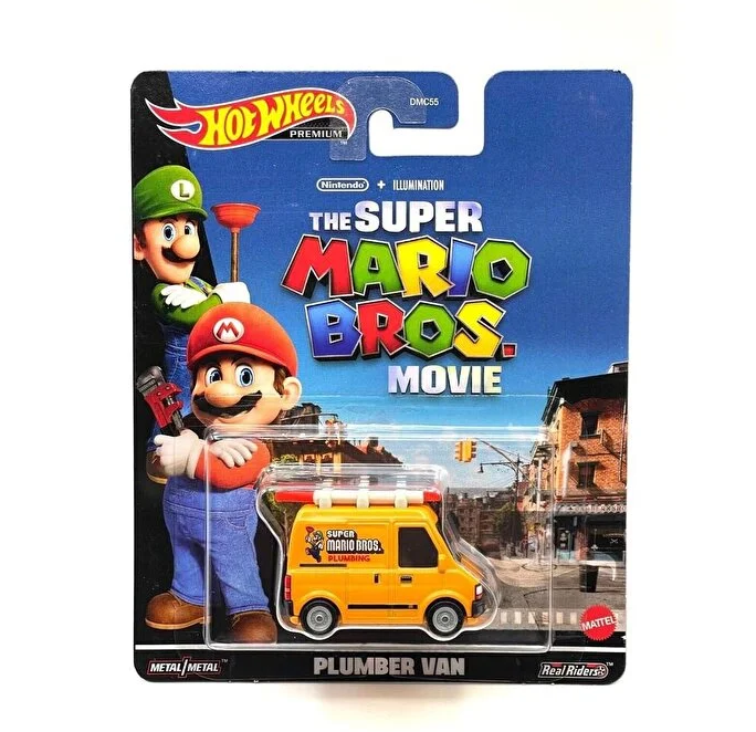 Hot Wheels Premium Arabalar Super Mario Plumber Van