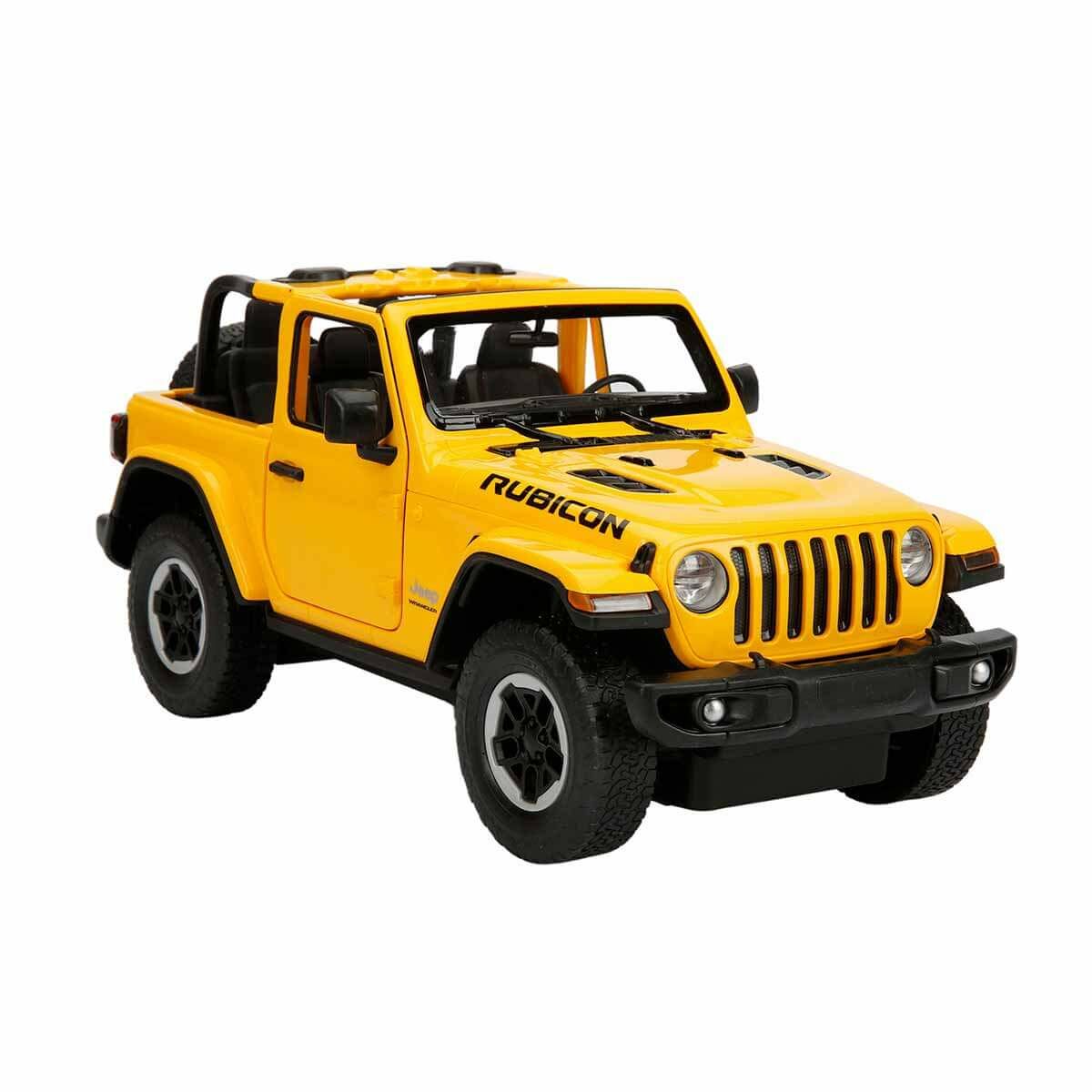 Rastar 1:14Jeep Rubicon Uzaktan Kumandalı Işıklı Araba-Siyah