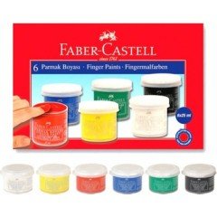 Faber Castell 6 Renk Parmak Boyası