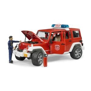 Bruder Jeep Wrangler Rubicon İtfaiye Aracı Ve İtfaiyeci