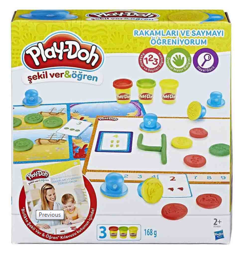 Play-Doh Rakamları ve Saymayı Öğreniyorum