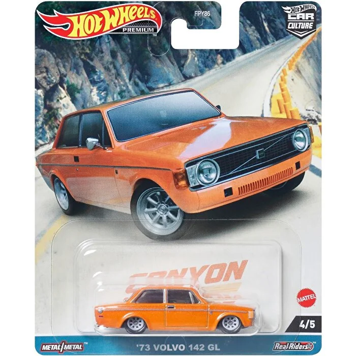 Hot Wheels Premium Canyon Warriors '73 Volvo 142 GL