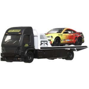 Hot Wheels Premium Team Transport '23 Ford Mustang RTR Spec 5 & Aero Lift