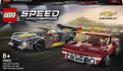 LEGO Speed Champions Chevrolet Corvette C8.R Yarış Arabası ve 1968 Chevrolet Corvette
