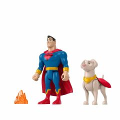 Imaginext DC League of Super Pets Kahramanlar ve Hayvanlar Superman&Krypto